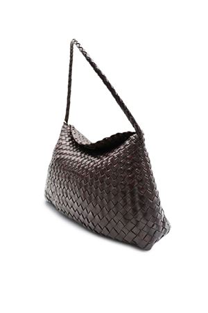 Dark Brown Leather Santa Maria Mini S. Croce Bag DRAGON DIFFUSION | 8700DGS6MATDKBROWN